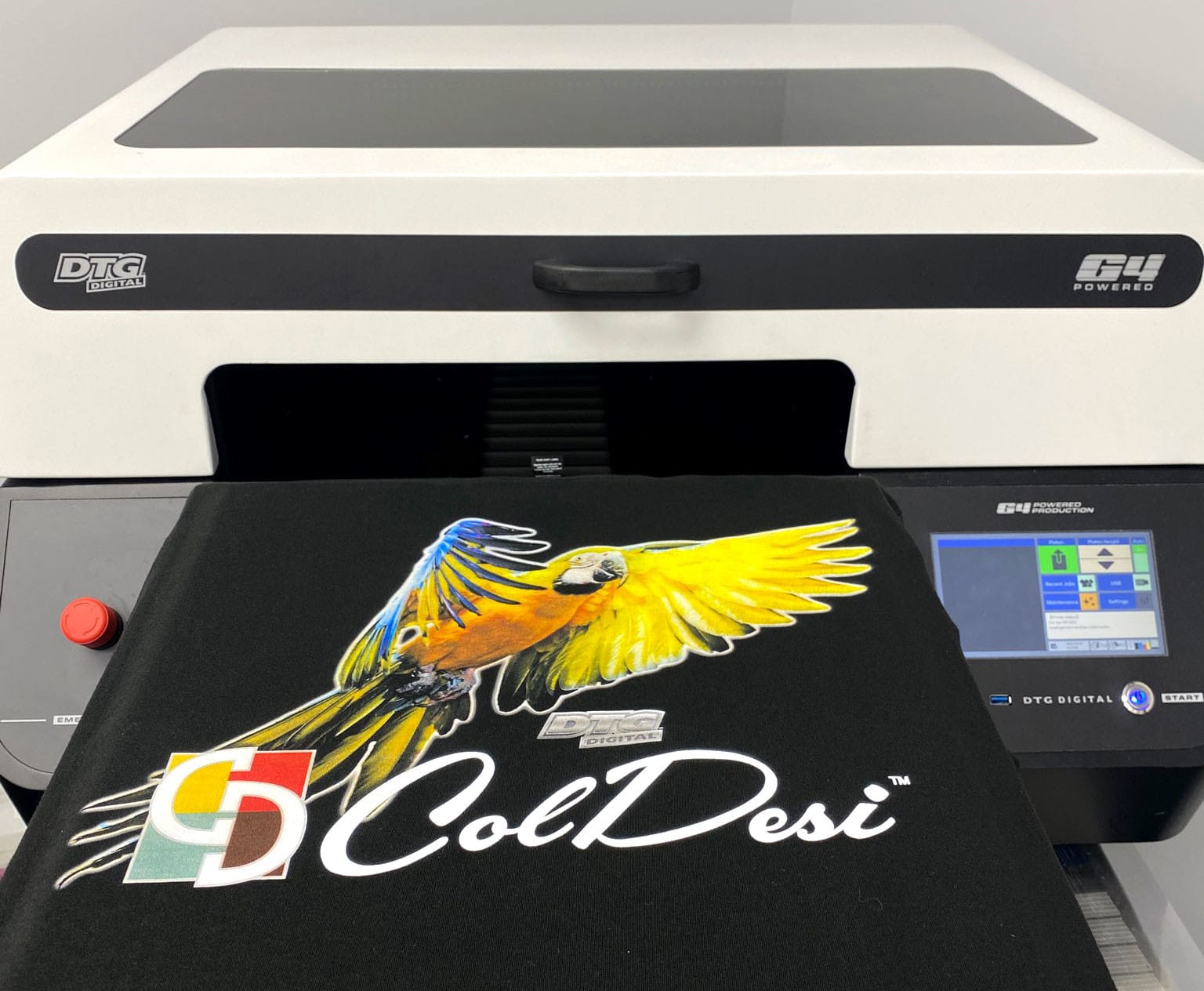 printing on black shirts