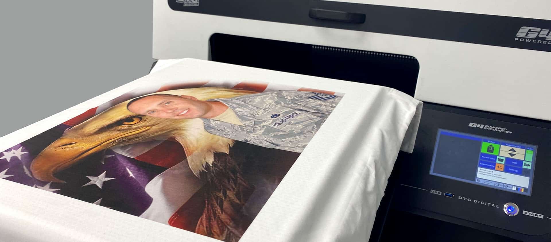 Custom Photo Pillowcases on the DTG G4 printer - DTG Printing